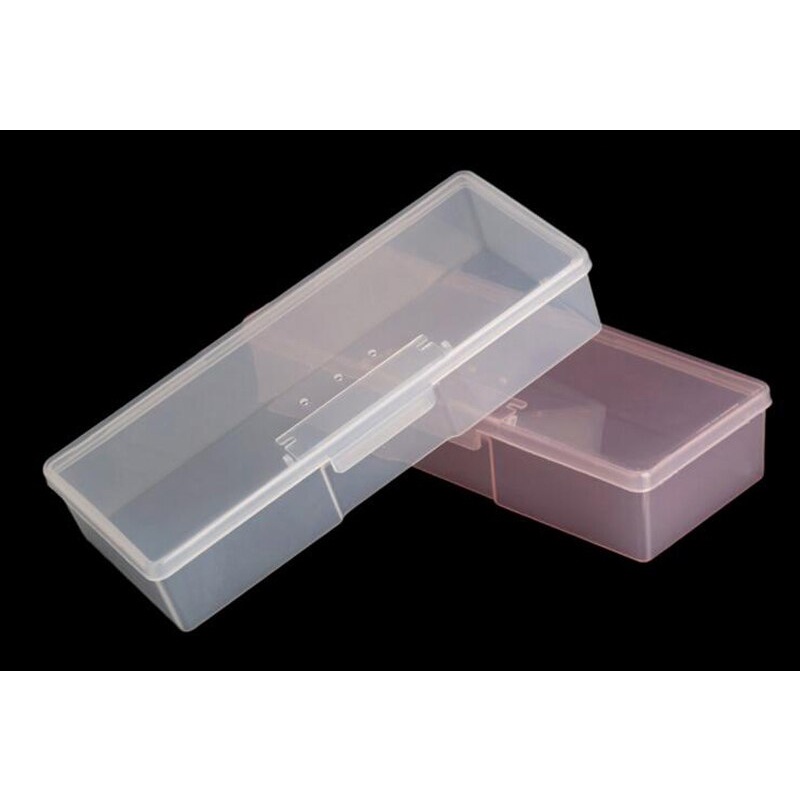 1 Hộp Đựng Kim Xăm Hình Chữ Nhật 24 Giờ Màu Trắng Hồng