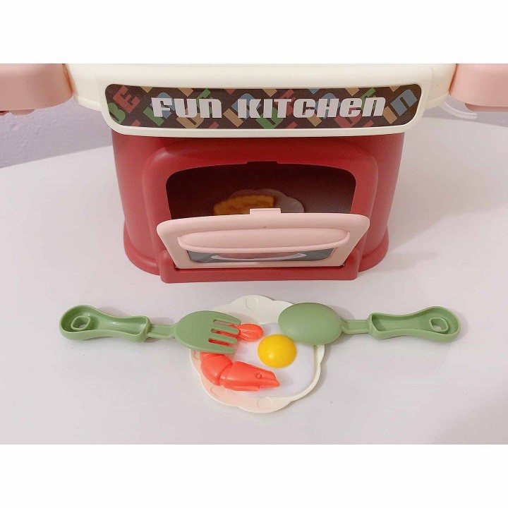 Đồ Chơi Bộ Bếp Nấu Ăn Fun Kitchen Thiết Kế Sắc Sảo, Có Nhạc Và Sử Dụng Vòi Nước, Cho Bé Học Cách Chăm Sóc Gia Đình