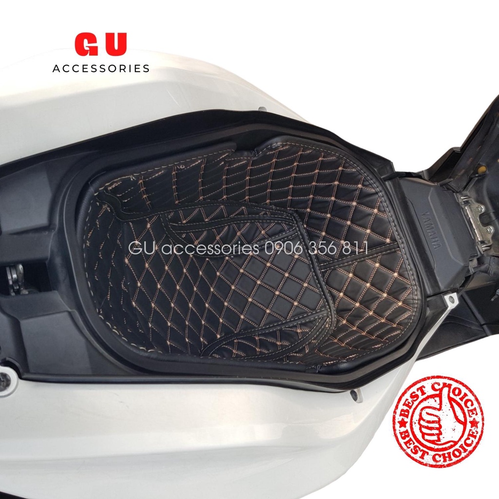 Lót cốp da xe máy YAMAHA NVX V1 V2 chống nóng chống sốc hiệu quả thiết kế có túi để giấy tờ xe tiện dụng hàng cao cấp GU