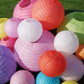 Đèn lồng vải lụa chống nước 30cm