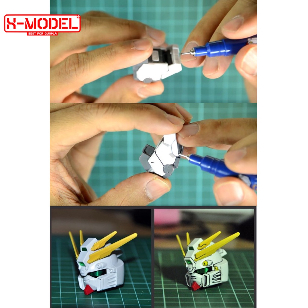 Bút chấm chảy tạo lằn chìm Gundam Marker GM301P, GM302P, GM303P XMODEL bút chuyên dụng cho các loại mô hình