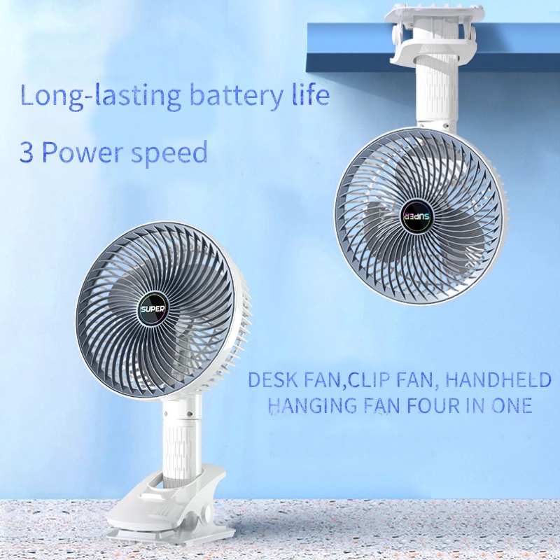 cầm tay mini đầu USB  thời trang làm mát quạt làm mát quạt cầm tay quạt mini giá rẻ quạt tích điện Quạt Mini 4 Trong 1 Để Bàn Sạc USB 350 Độ Gió Mạnh° Quạt Làm Mát kipas Có Thể Điều Chỉnh