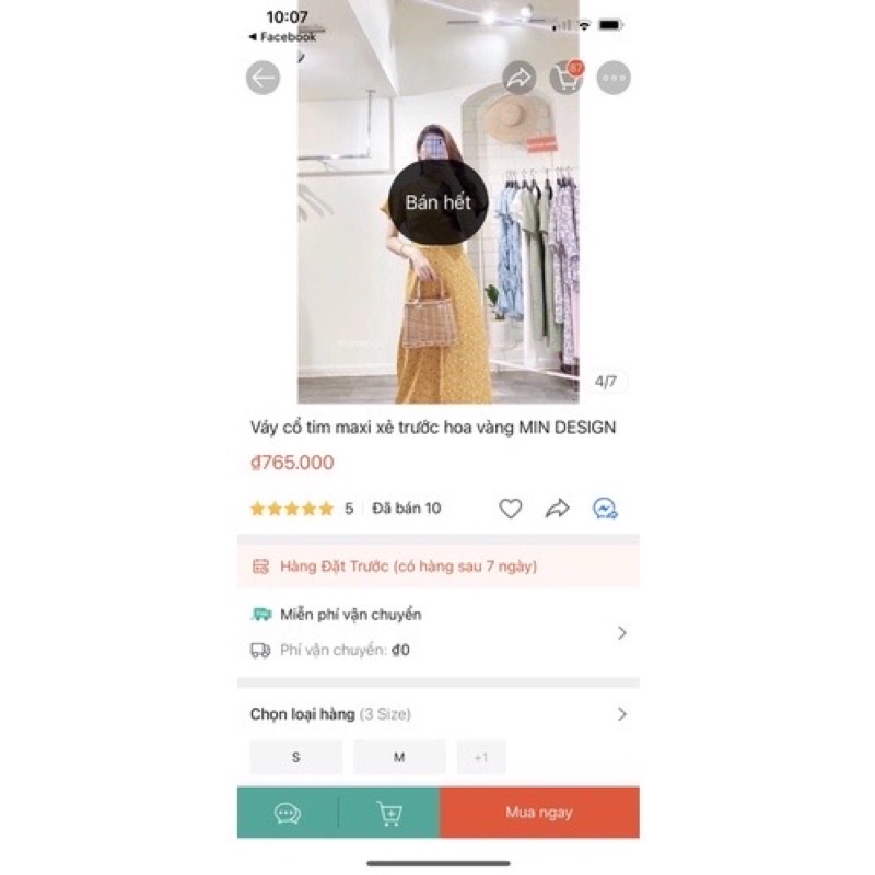 Pass váy hoa nhí Mindesign