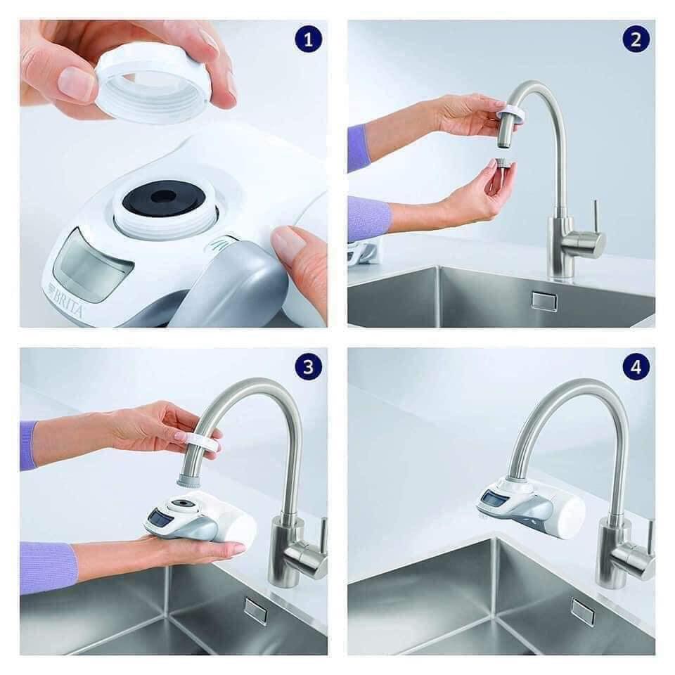 LỌC TẠI VÒI BRITA MODEL MỚI NHẤT CỦA BRITA (tích hợp đồng hồ đo lượng nước lọc) [NHẬP ĐỨC] - HANGGIADUNGDUC99