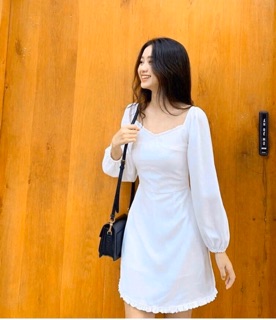 ( Bán Lẻ Giá Sỉ ) Đầm Tay Bồng Chân Bèo
