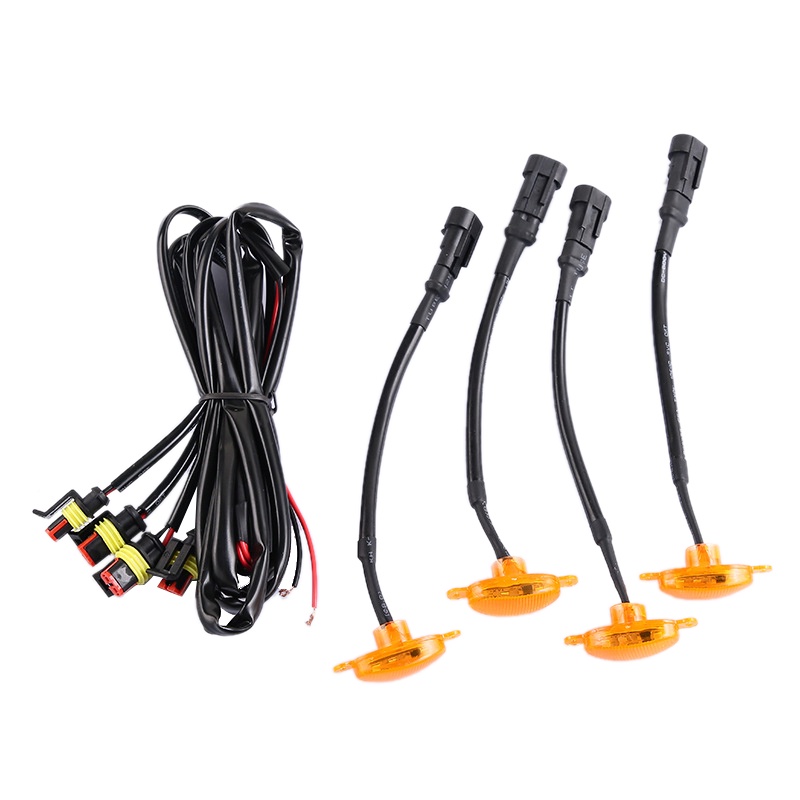 Đèn LED Gắn Phía Trước Lưới Tản Nhiệt Màu Hổ Phách Cho Xe Hơi