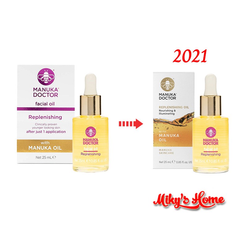 Dầu dưỡng da mặt Manuka Doctor Skincare Replenishing Facial Oil 25ml - UK (Anh Quốc) | BigBuy360 - bigbuy360.vn