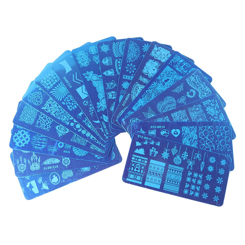 [Hàng mới về] Tấm in họa tiết trang trí móng tay làm đẹp chất lượng cao