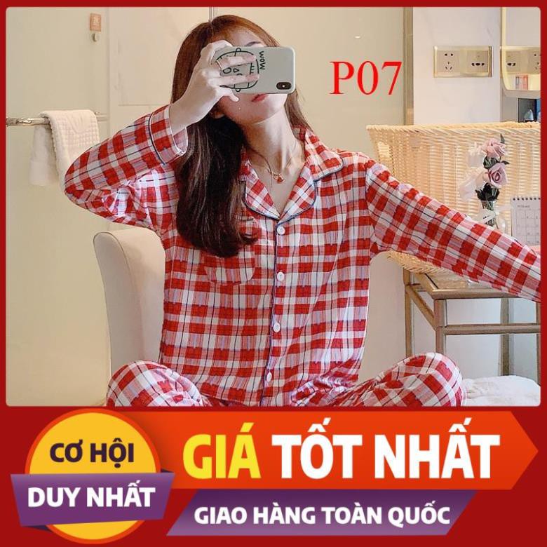 Bộ Pijama Dài Tay - Sợi Tơ Sữa Cao Cấp Mềm, Mịn - Phong Cách Hàn Quốc Năm 2020 new
