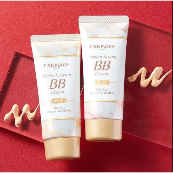 Kem nền Canmake Perfect Serum BB Cream SPF50/PA+++ mẫu mới Nhật Bản - 30g