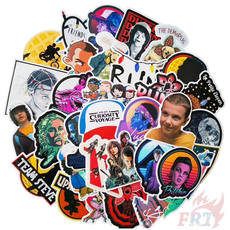 ❉ Stranger Things - Series 03 Netflix TV Shows Joyce Byers Eleven Mike Lucas Stickers ❉ 50Pcs/Set DIY Fashion Mixed Luggage Laptop Skateboard Doodle Decals Stickers