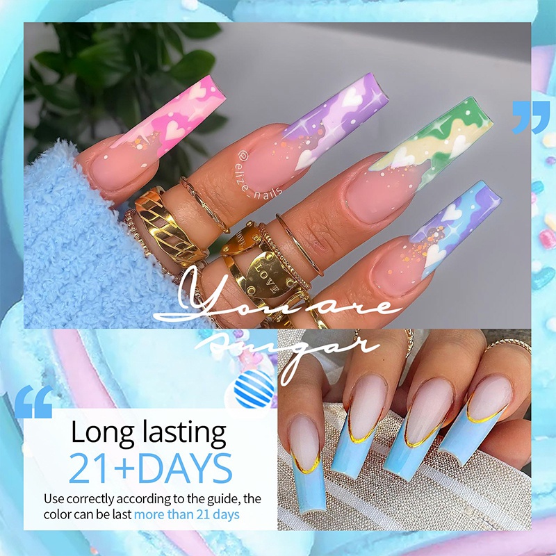 12 Lọ gel sơn móng tay UR SUGAR màu sắc ngọt ngào 7ml