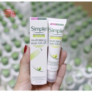 Lăn Dưỡng Mắt Simple Kind To Eyes Revitalising Eye Roll-On
