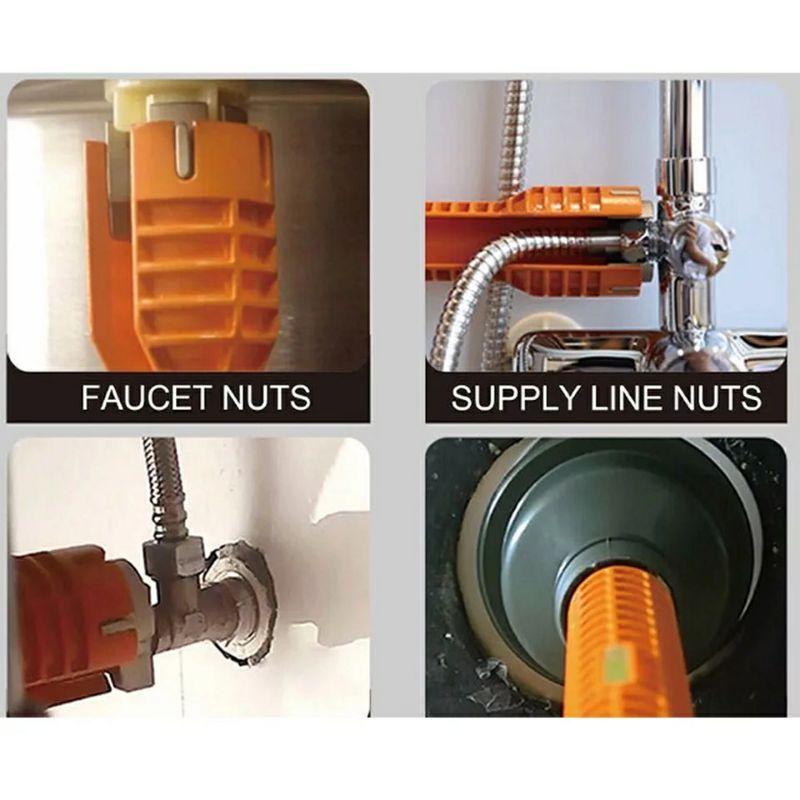 Cờ lê đa năng hình ống chuyên dùng cho lắp chậu rửa bát, cho thợ điện nước