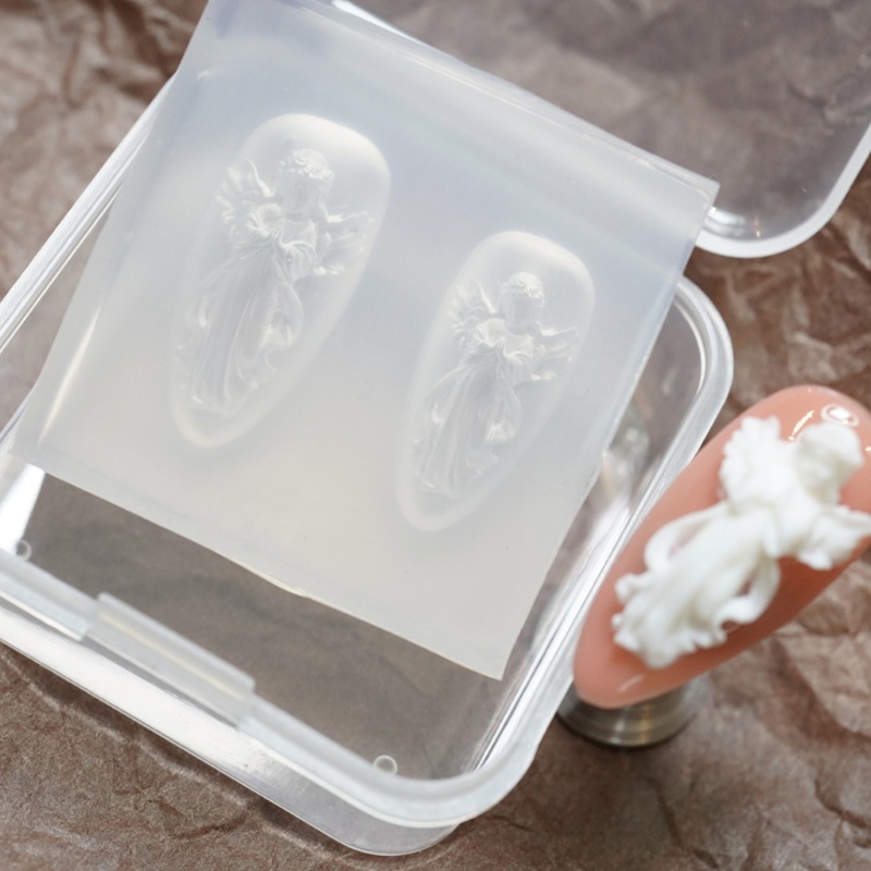 [Hàng mới về] Khuôn silicone tạo hình dòng thiên thân làm nhãn dán móng tay và trang sức DIY 10MK