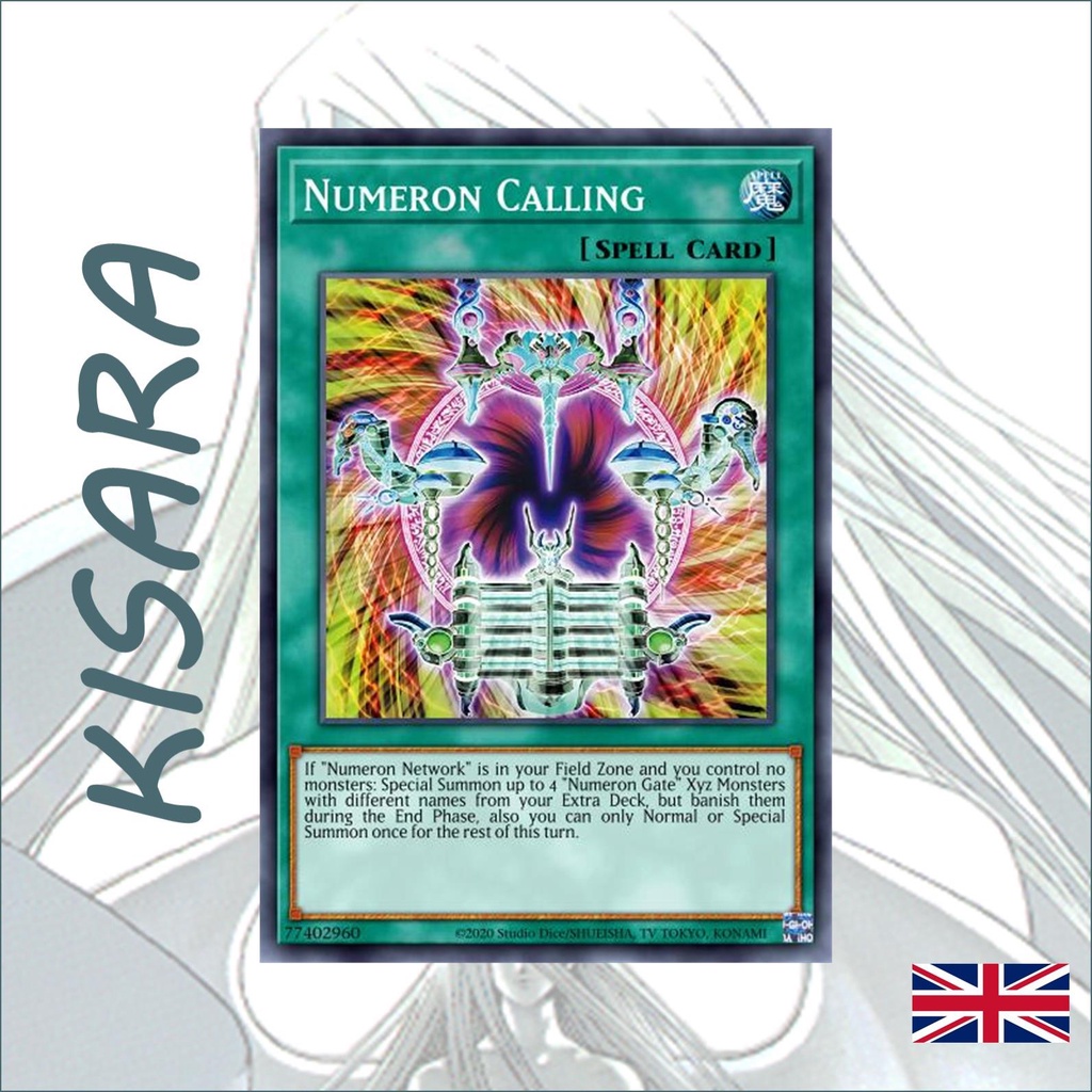 Bài lẻ Yugioh Numeron Calling - MGED-EN088 - Rare 1st Edition