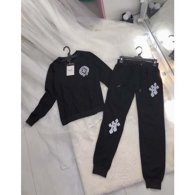 Set bộ thể thao chữ thập chất lừ -Q85(ảnh thật)