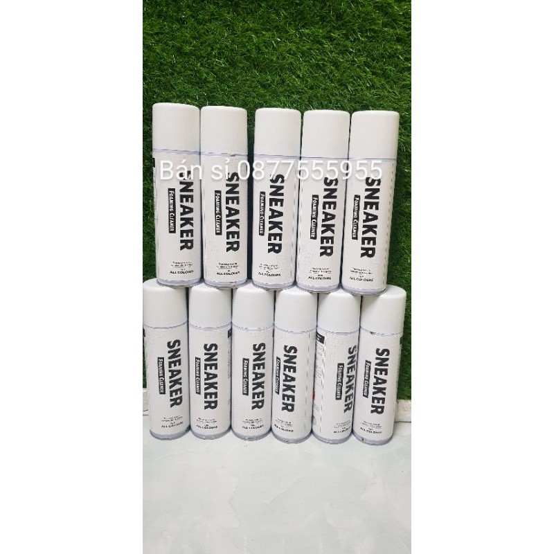 combo 2 chai xịt giầy bọt tuyết sneakers 300ml trắng sạch cấp tóc