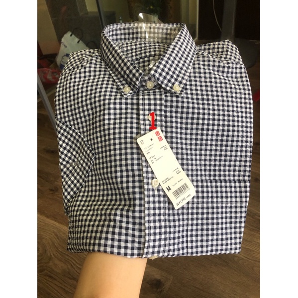 Áo sơ mi nam cộc tay uniqlo chính hãng