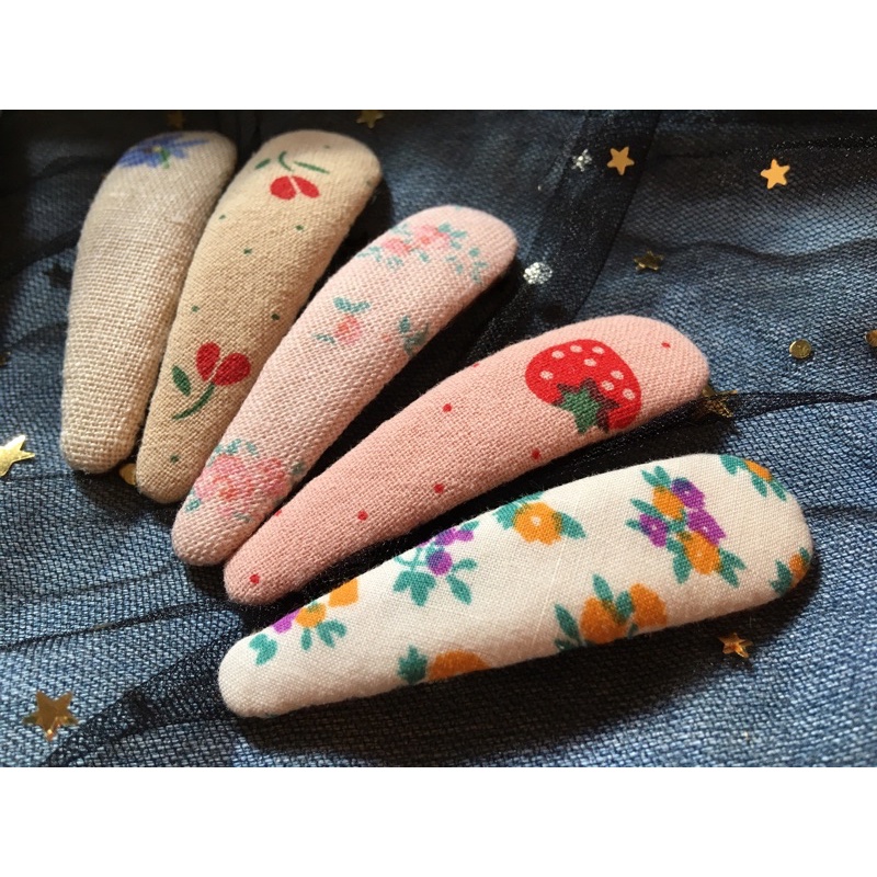 Kẹp tóc bọc vải handmade