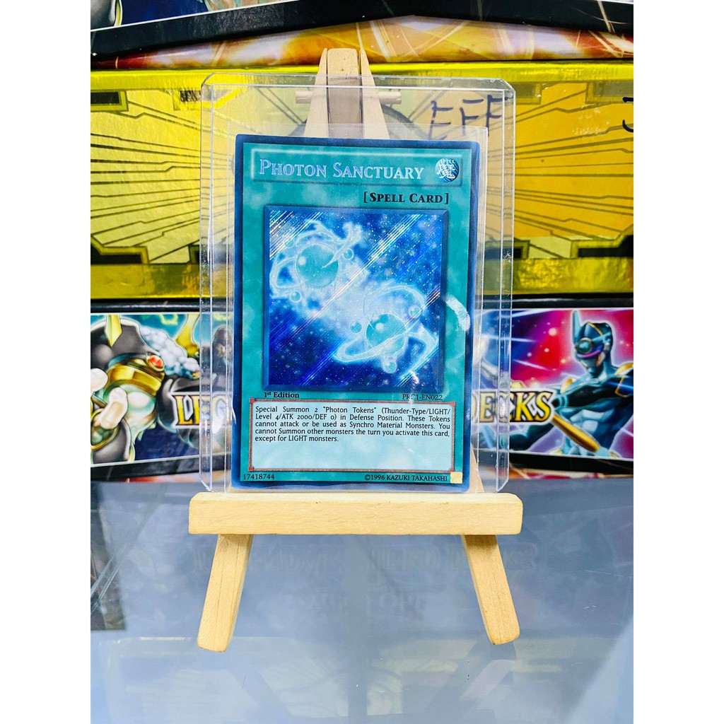 [ Dưa Hấu Yugioh ] Lá bài thẻ bài Photon Sanctuary - Secret Rare - Tặng bọc bài nhựa bảo quản