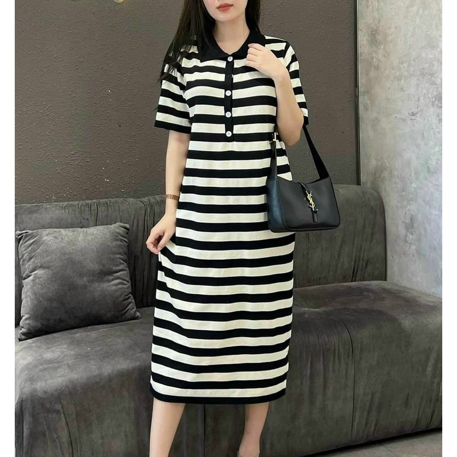 VÁY BẦU THỜI TRANG BBE15 MÙA THU ĐÔNG CHẤT THUN COTTON FREESIZE DƯỚI 75kg