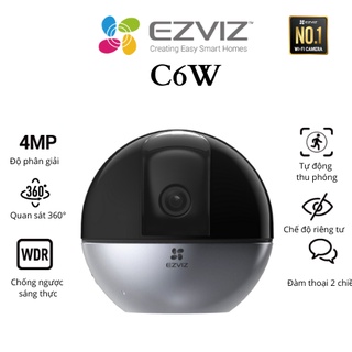 Mua Camera wifi đa năng Ezviz C6W (4MP) 2K Quay quét 360 độ - Hàng Chính Hãng