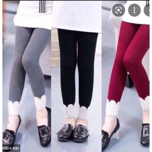 Quần legging len tăm đính ngọc cho bé gái chất đanh lì