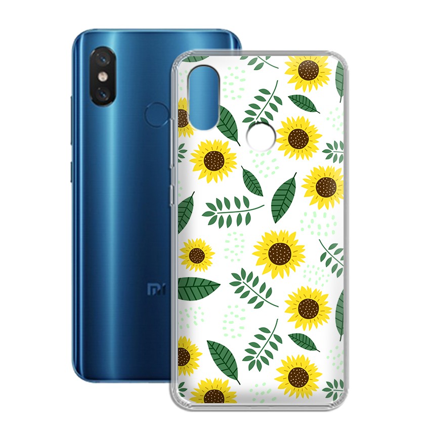 [FREESHIP ĐƠN 50K] Ốp lưng Xiaomi Mi 8 in hình hoa cỏ mùa hè độc đáo - 01133 Silicone Dẻo