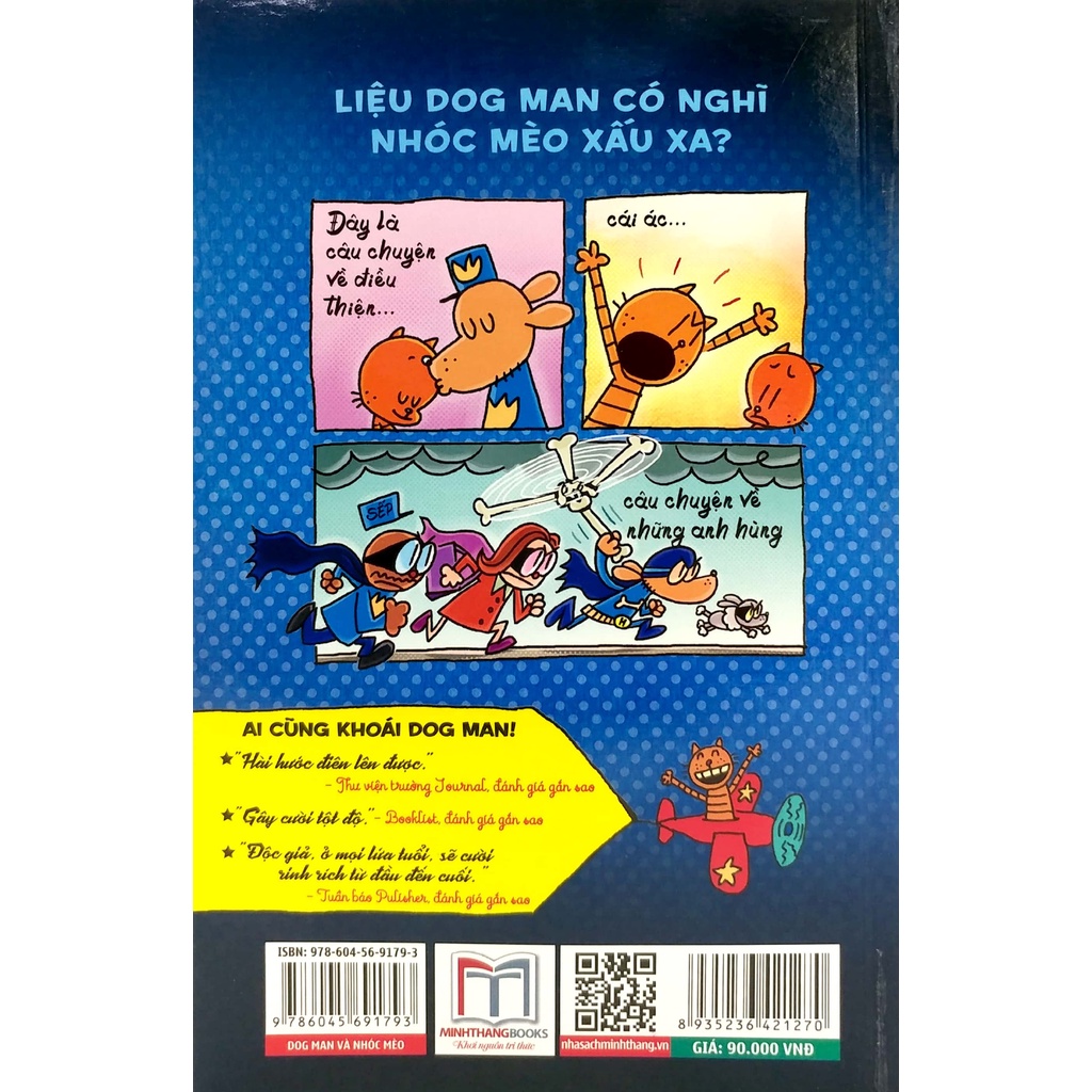Sách - Dog Man 4 - Dog Man và nhóc mèo