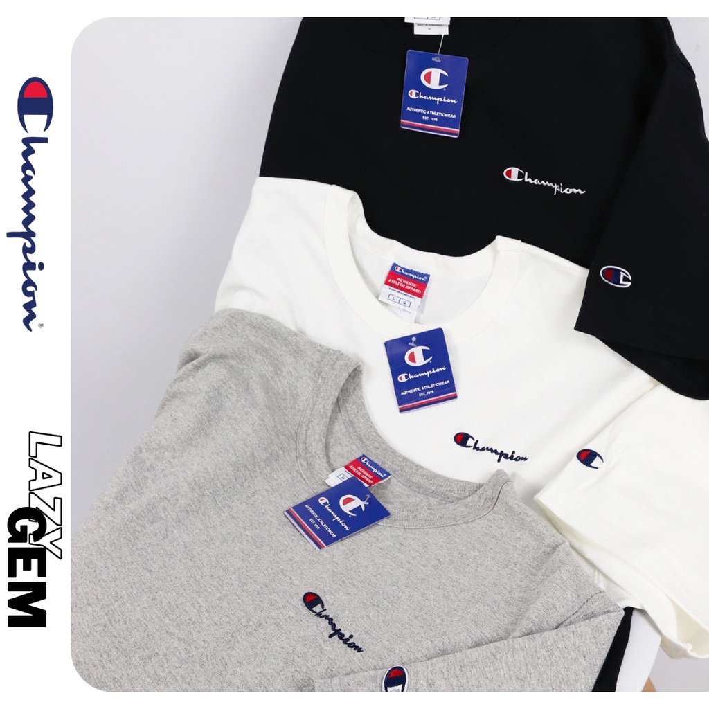 Áo Thun Champion Thêu Logo HERITAGE - AUTHENTIC 100% ĐƯỢC NHẬP TRỰC TIẾP TỪ MỸ
