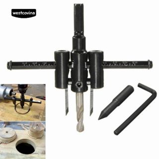 Mũi khoét gỗ thạch cao alumium chỉnh cữ 30-120mm cho khoan.