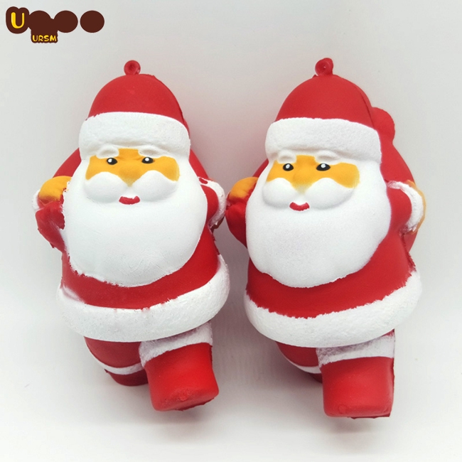 Christmas Slow Bounce Emulates Santa Claus Toys Decompression Squishy Toys