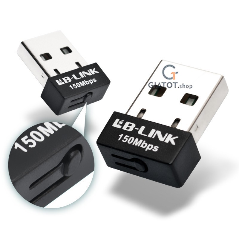 USB thu sóng wifi LB-Link WN151, anten khuyếch đại  hoành kiến đạt chuyên dụng cho đầu thu kỹ thuật số