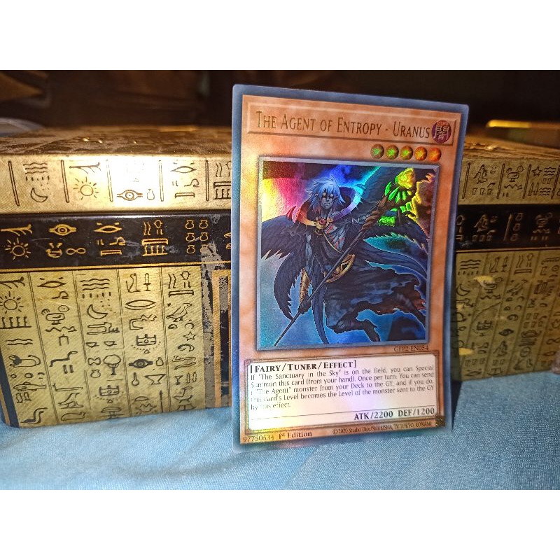 Thẻ bài: The Agent of Entropy - Uranus - GFP2-EN054 - Ultra Rare 1st Edition