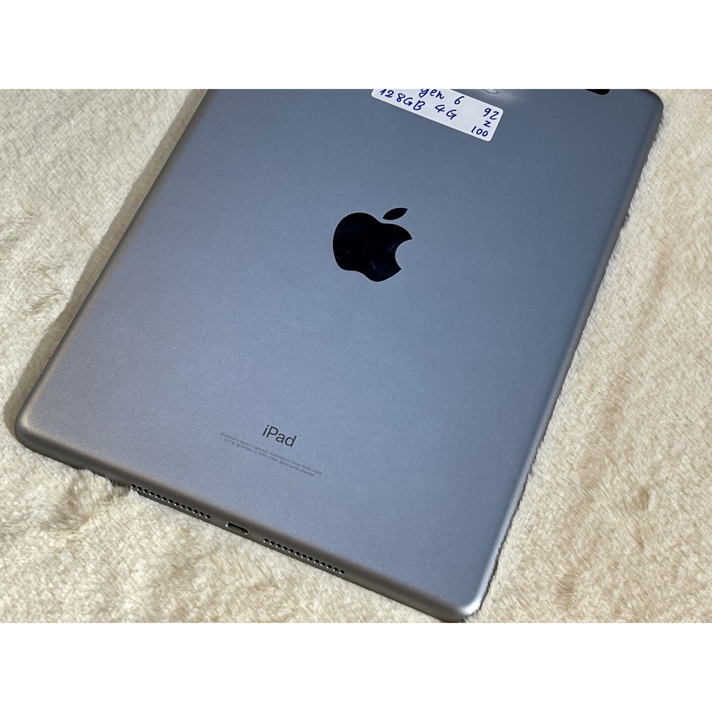 Máy tính bảng Apple iPad gen 6 (iPad 9.7 2018) 128GB bản 4G | BigBuy360 - bigbuy360.vn