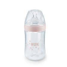 Bình Sữa Nuk Nature Sense Nhựa PP 150ml/260ml núm S1-M/S2-M Nhập khẩu Đức