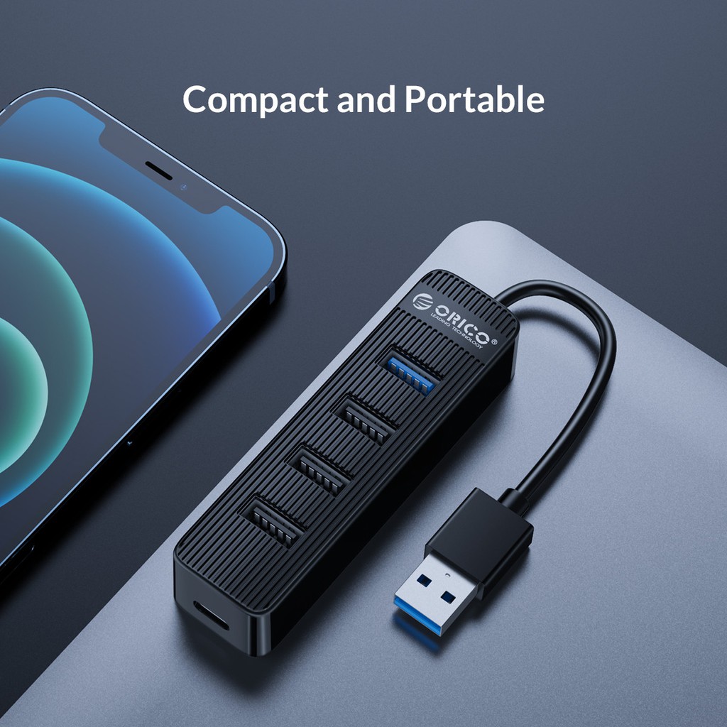 HUB Orico TWU32-4A 4 cổng cắm USB 3 0 + 2.0 cổng nguồn Type C tốc độ cao chuyên dụng cho máy tính PC | BigBuy360 - bigbuy360.vn