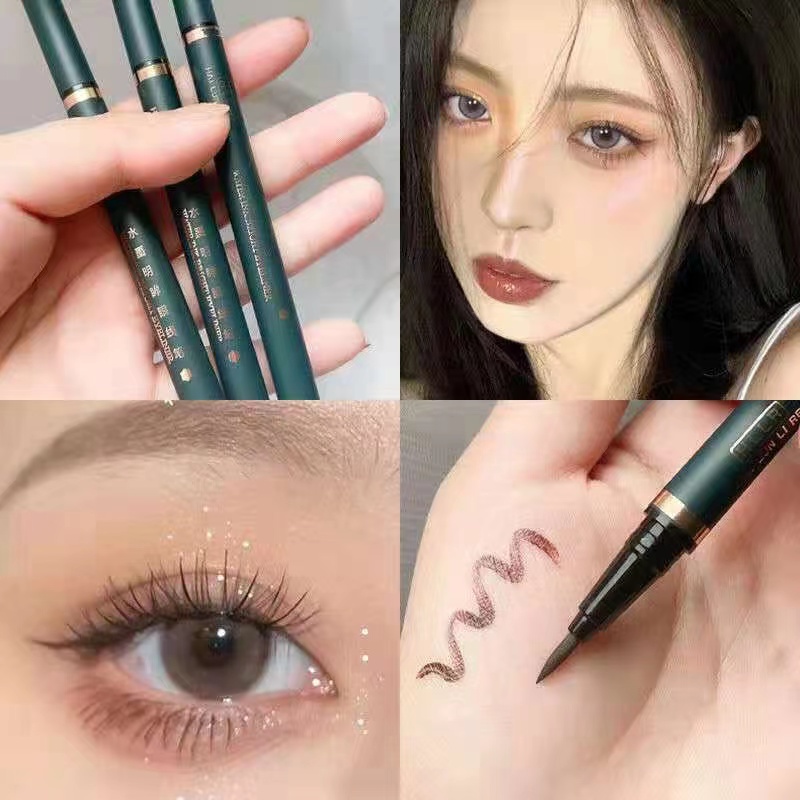 Bút kẻ mắt dạng lỏng Capel Fine không thấm nước không thấm mồ hôi trang điểm ba chiều tự nhiên lâu trôi siêu mịn