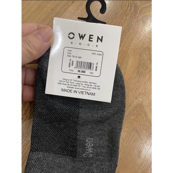 TẤT NAM GIÀY LƯỜI CHÍNH HÃNG OWEN