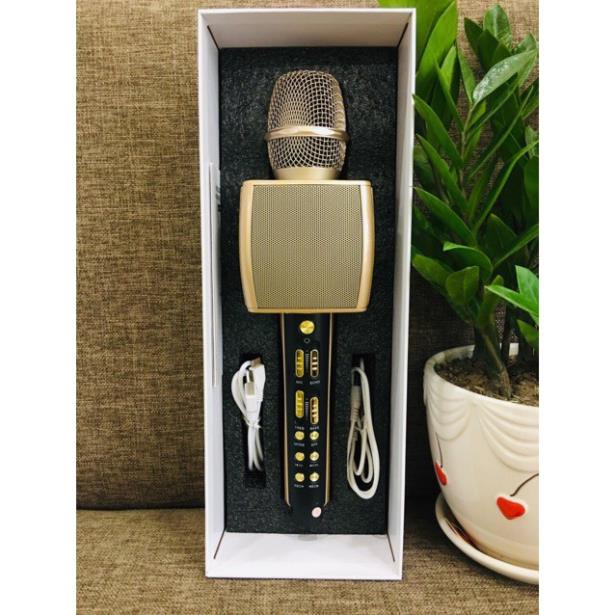 Micro Karaoke Bluetooth YS92  Dùng Livetream Vùa Hát Như Micro Loa Rời Bình Thường - BASS SIÊU TO