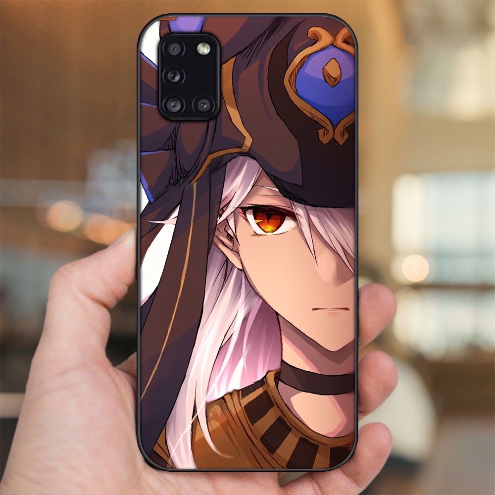 Ốp lưng Samsung A31 viền đen in hình Cyno Genshin Impact