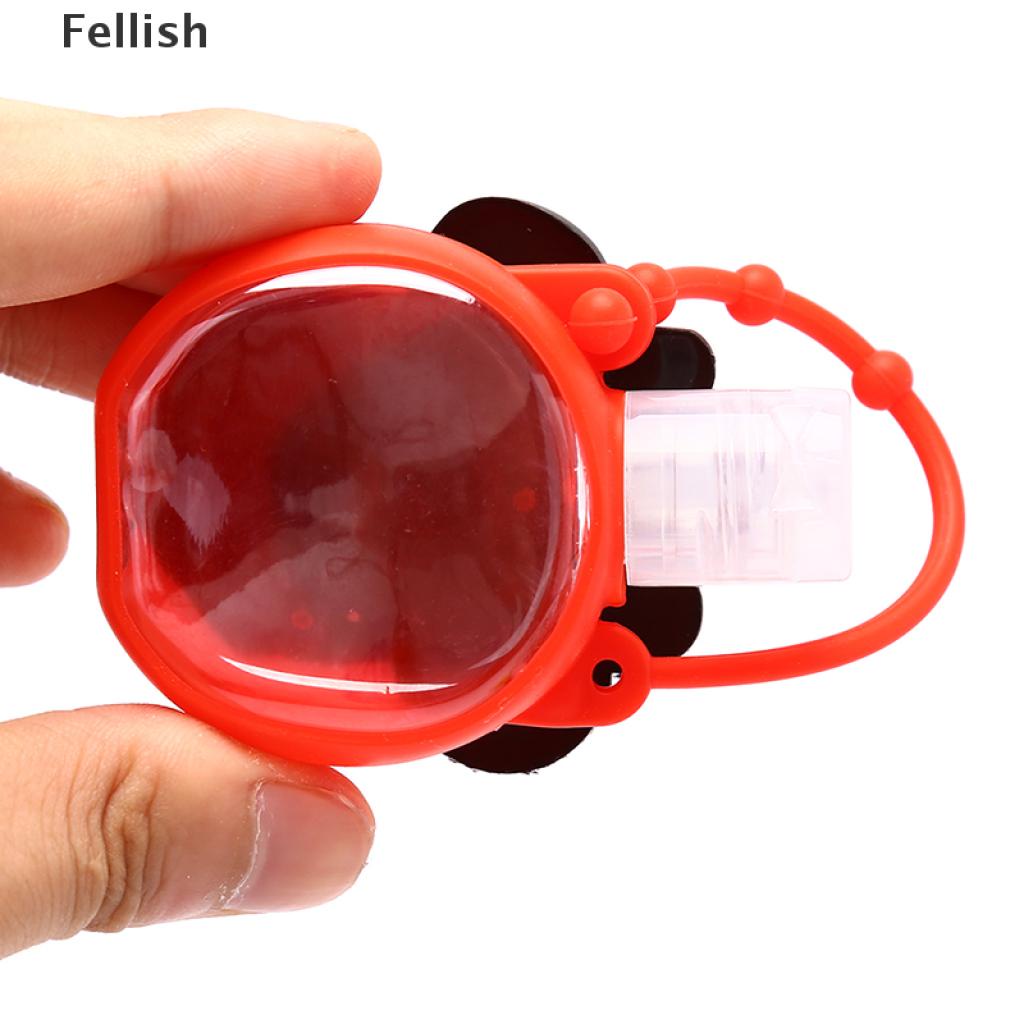 [Fellish] 30ml Funny Cute Carton Hand Sanitizer Shower Lotion Holder Empty Round Bottle 436VN