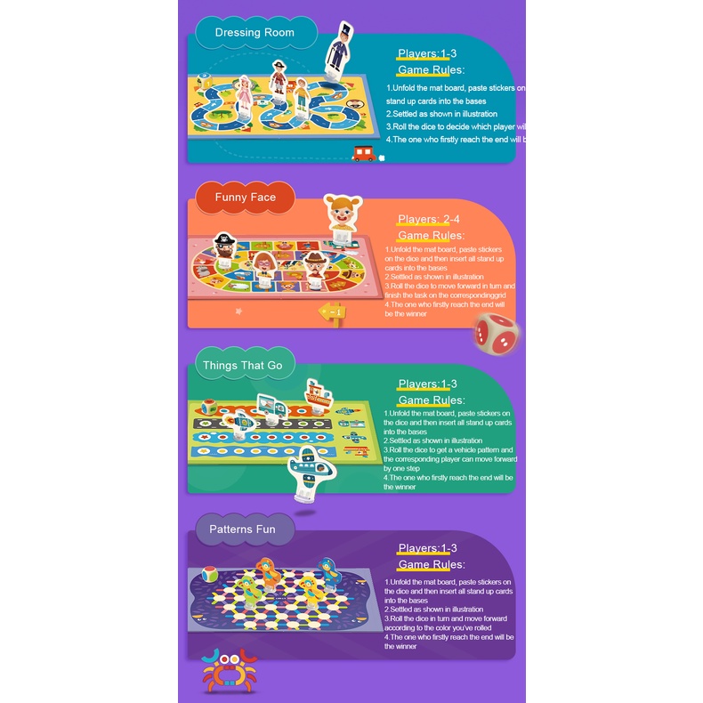Đồ Chơi Ghép Hình Nam Châm Phiên Bản Mới Gồm Bao Gồm Trò Chơi BoardGame - Mideer Magnets Toys