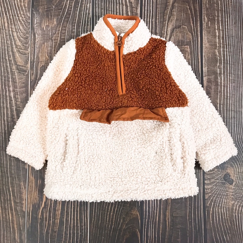 Áo lông cừu nhân tạo xuất dư NUTMEG