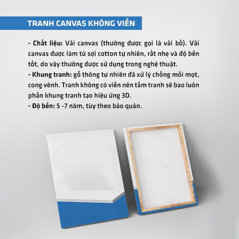 Tổng hợ tranh canvas người nổi tiếng 03 tặng đinh treo tranh