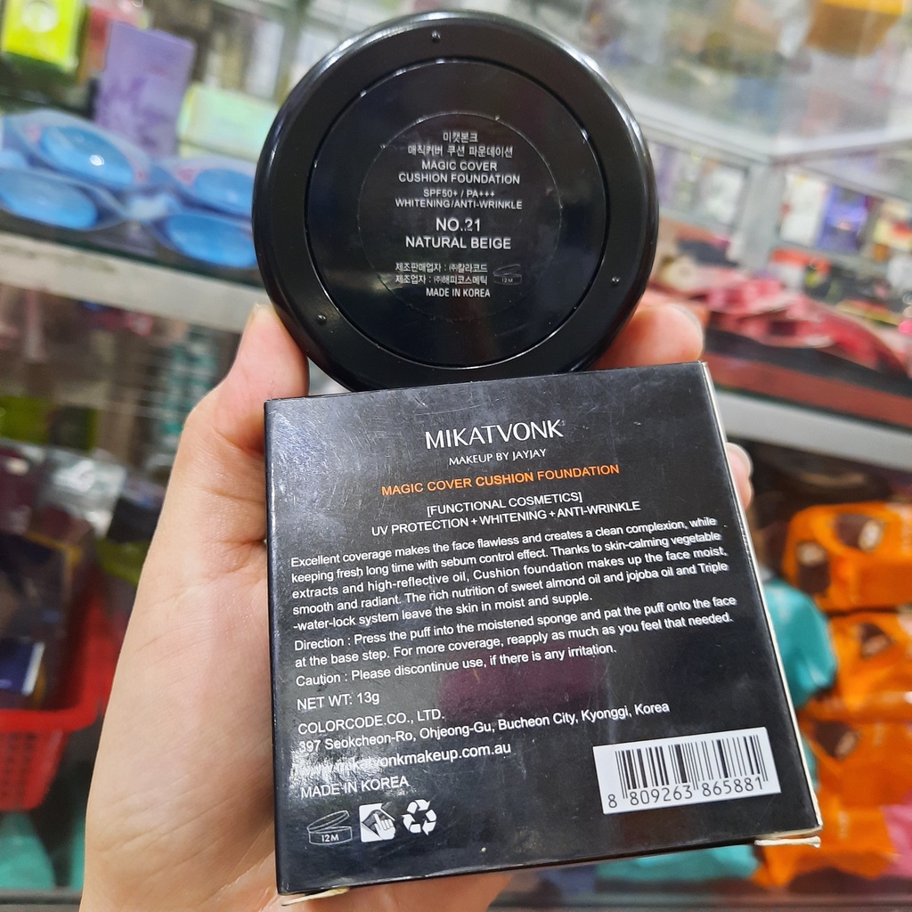 Phấn Nước Cao Cấp Che Khuyết Điểm Mikatvonk Eunyul 13g | BigBuy360 - bigbuy360.vn