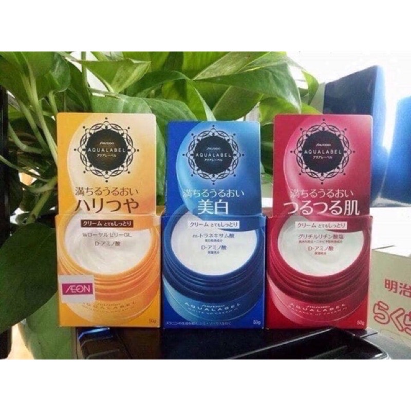 Kem Aqualabel 50 g dưỡng ẩm trắng da của Nhật