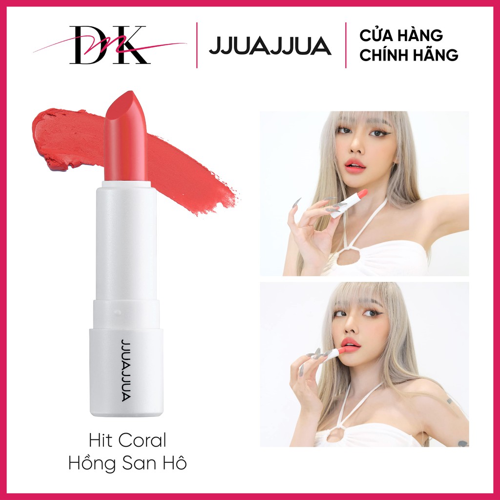 SON THỎI LÌ JJUAJJUA HIT CORAL (HỒNG SAN HÔ) | BigBuy360 - bigbuy360.vn