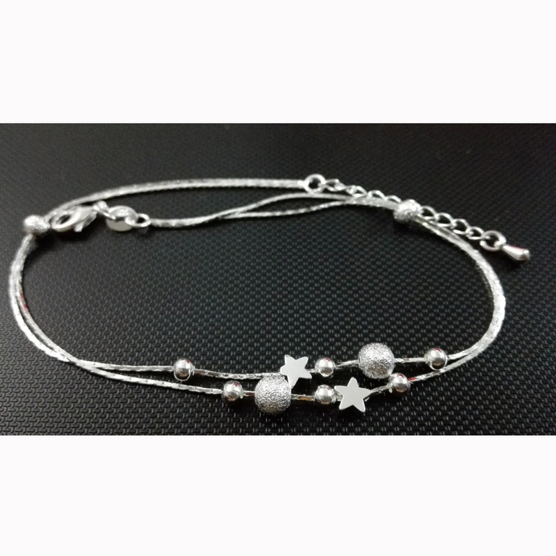 Lắc Chân Mạ Bạc Hình Ngôi Sao Xinh Xắn Cho Nữ | BigBuy360 - bigbuy360.vn